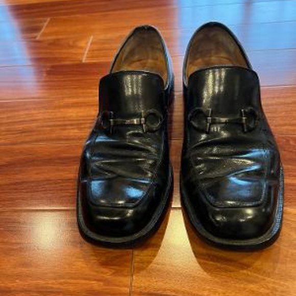FERRAGAMO LOAFERS MENS BLACK - Picture 2 of 2